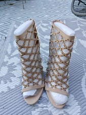 Ladies Sandal Brand New Nice Heel And Colour.,size 7.5 Uk