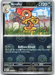 Scrafty (Poke Ball Pattern) 058/086 White Flare