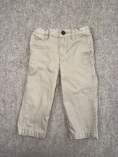 Tommy Hilfiger Boys Size 2T Khaki Pants Adjustible Waist Small Stain