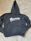 Size Large - Museum of Peace and Quiet MoPQ Graphic Hoodie Black Sweatshirt