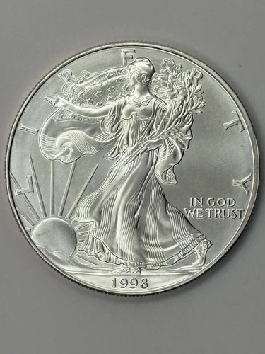 Better Date 1998 American Silver Eagle 1 Troy Oz .999 Fine Silver  *1