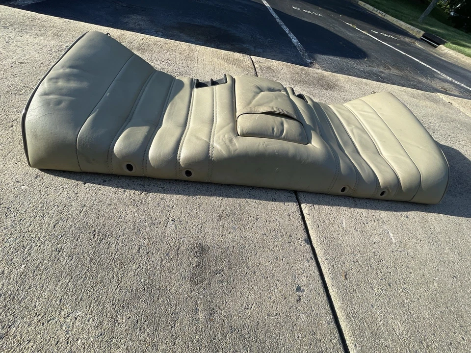 ✅ 85-88 OEM BMW E28 528e 535 Asiento Trasero Segunda Fila Cojín Superior Beige Perla Foto 4 de 4