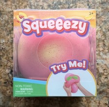 Peach Squishy Sunny Days Jumbo Squeezy Toy Stress Relief Sensory Fidget NEW   