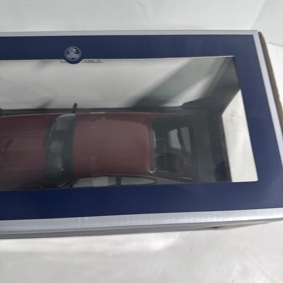 1982 FORD CAPRI 2.8I, LHD, DARK RED, 1:18 SCALE By NOREV Rare! New! Clean! - Image 4 of 4