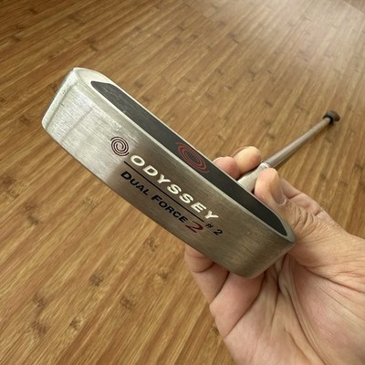 Odyssey Dual Force 2 #2 Putter 34  Blade RH Golf Club Steel Shaft READ GRIP