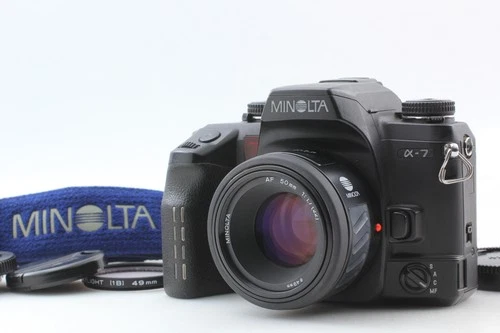 [N MINT w/Strap] Minolta α-7 a7 α7 Alpha 7 MAXXUM 35mm AF 50mm F1.7 From JAPAN