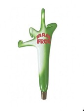Bad Frog Brewing Frog Flipping Finger Brand New Beer Tap Handle