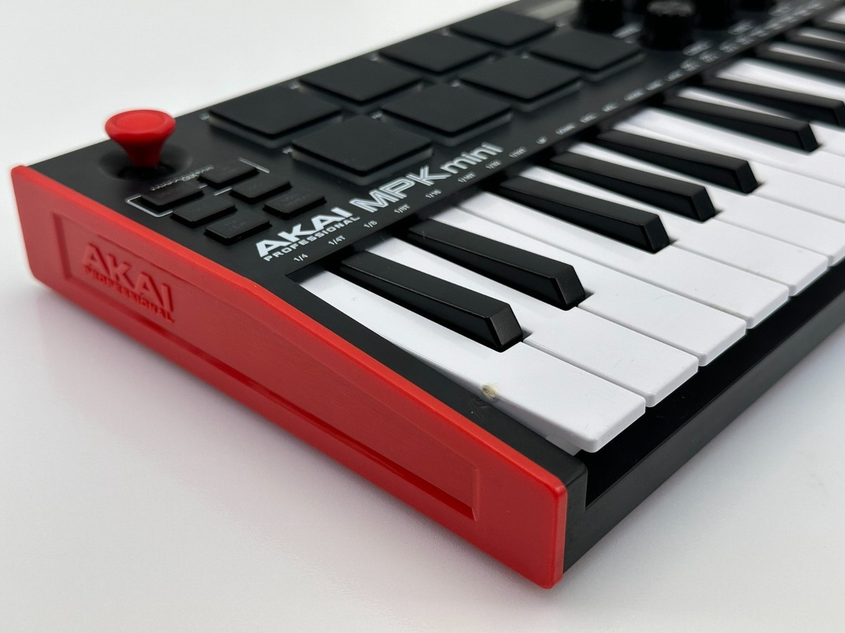Akai Professional MPK Mini MK3 MIDI Controller Keyboard Red White