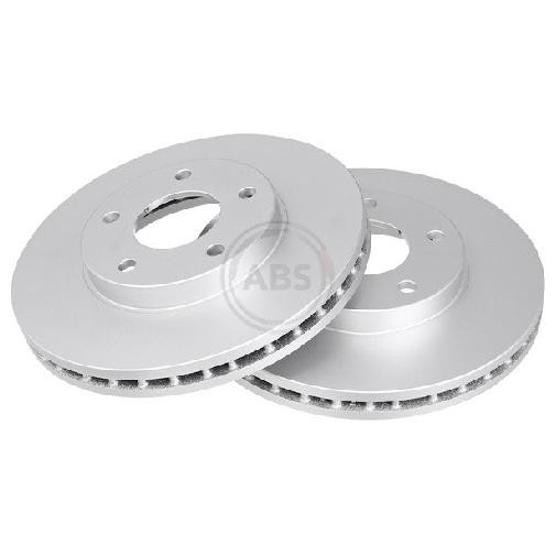 2X Bremsscheibe Vorne FüR Nissan Primera P12 WP12 02 Bis 26 A.B.S. QG16DE Neu-image