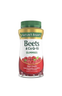 NEW Nature's Bounty Beets and CoQ-10 Gummies Heart Health Circulation Function