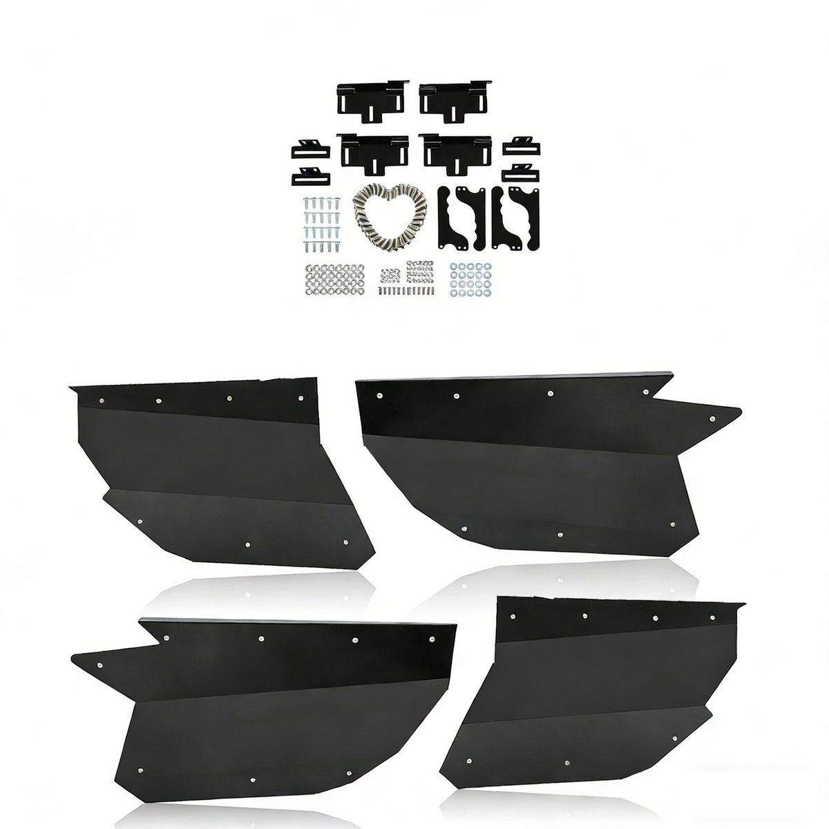 4PCS Aluminum Door Panel Powder Coated For CAN AM X3 Full Doors 17