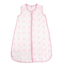 Unisex Baby Muslin Cotton Sleeveless Sleeping Bag 1218 Months, Damask Design