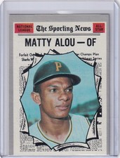 1970 Topps Baseball #460 Matty Alou - Pittsburgh Pirates AS