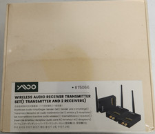 3 in 1 2.4Ghz Wireless Audio Transmitter and Receiver,2 Receivers