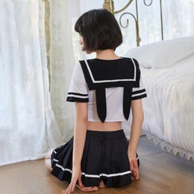 School Japanese Sailor Suit Sexy Lingeries Sleepwear Jk Uniform Cosplay Costume