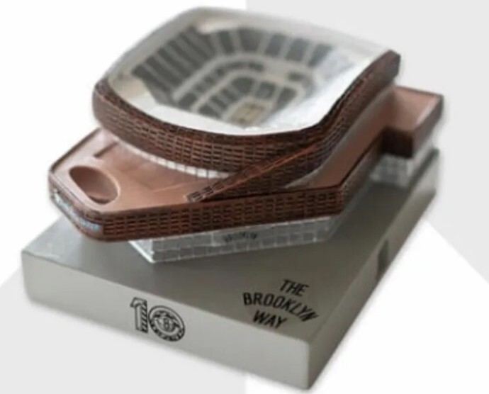 Brooklyn Nets 10th Anniversary Replica Arena 03/21/2023 | eBay