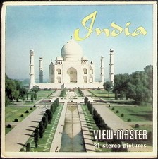 India 3d View-Master 3 Reel Packet - 21 Full Color Kodachrome 3d Images