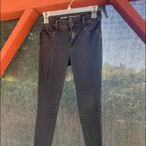 Old Navy black rockstar skinny jeans Women size 24/2. - Picture 2 of 5