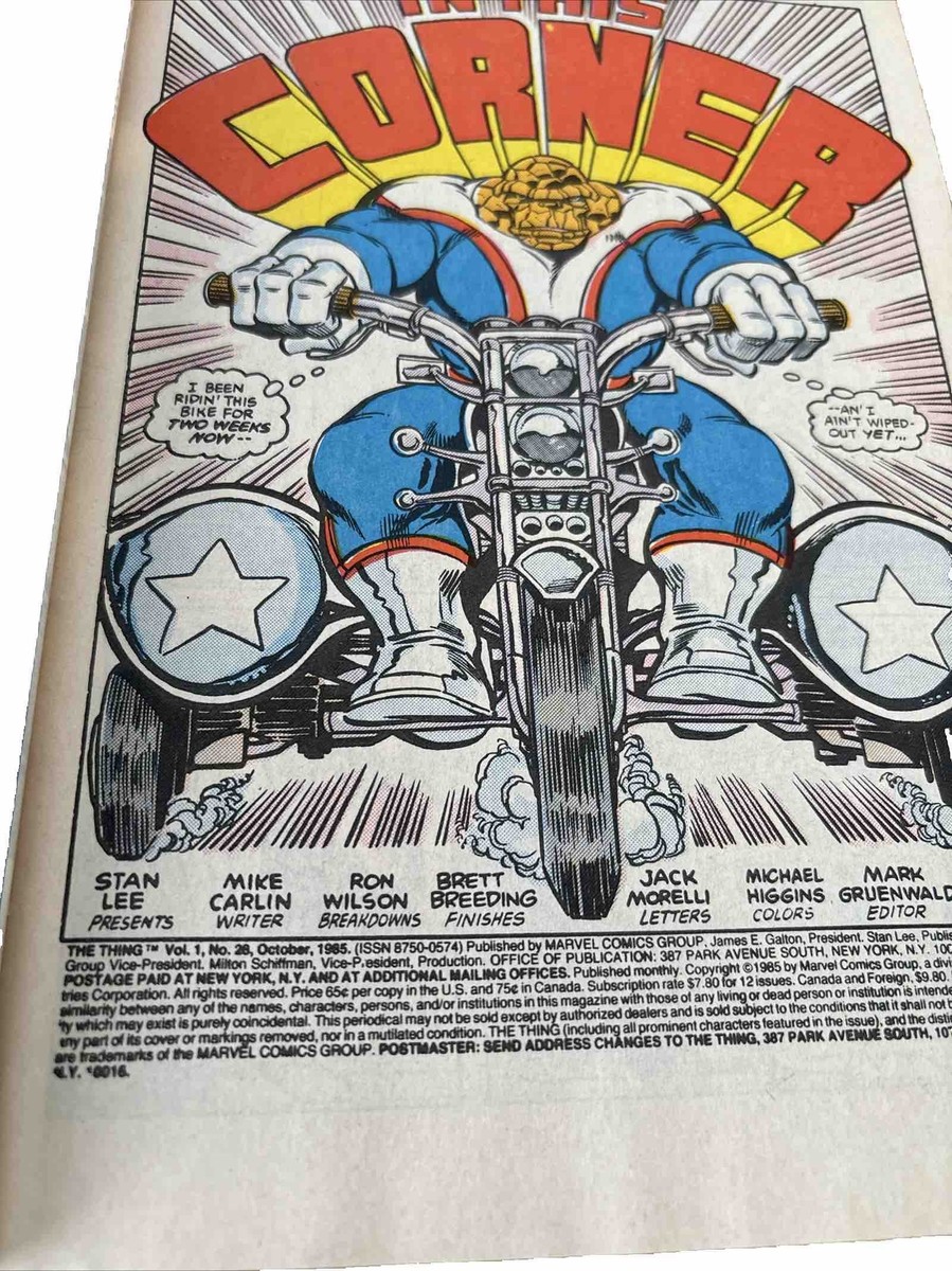 Thing (1983 series) #28 Newsstand in VF condition. Marvel Thing (1983 series) #28 Newsstand in VF condition. Marvel