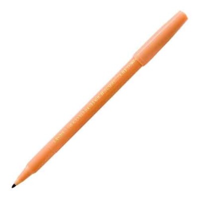 Pentel Lot/2 Arts Color Pen Marker Fiber Tip Fine Dull Orange School Office Home