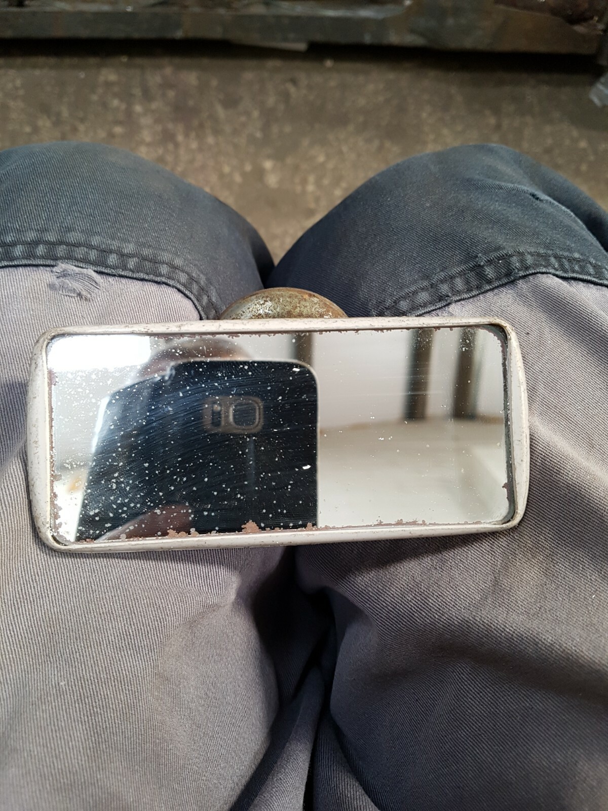 Image 11 - Classic-mini-car-parts-mk-1-cooper-Trafalgar-interior-mirror-60-years-old