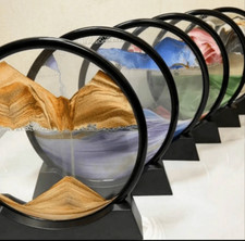 Moving Sand Art, Sand Art Moving Picture, Quicksand Art, rounded frame picture