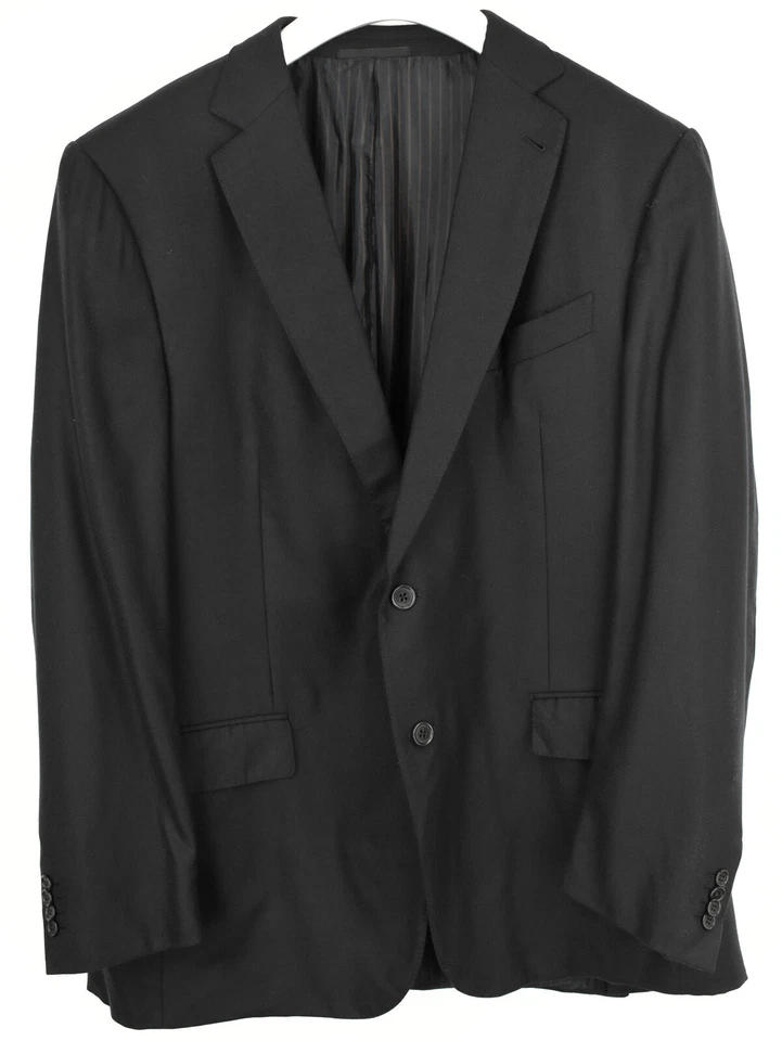 ERMENEGILDO ZEGNA Fit Mila Blazer Herren EU 56 Wolle Seide Gefüttert Einreihig - Bild 1 von 4