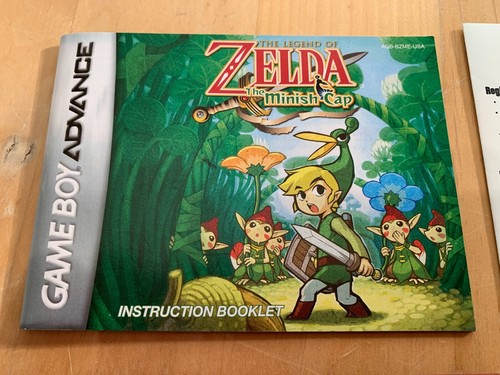 THE LEGEND OF ZELDA MINISH CAP Nintendo Gameboy Advance GBA CIB Complete Box - Picture 9 of 12