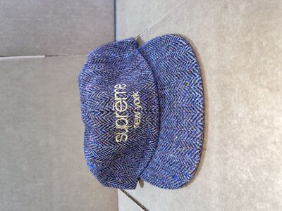 帽子 Supreme Wool Herringbone Classic Logo Supreme Wool Herringbone Classic Logo Purple Black F/W 16 | eBay