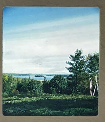 Vintage 1958 Kodachrome 3D Stereo Slide ST CROIX LAKE Wisconsin MN Scenic View