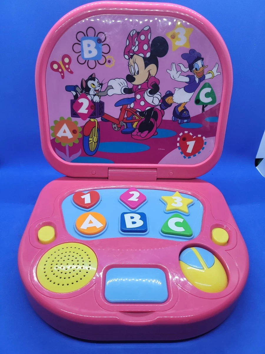 Minnie Mouse Laptop Toy Numbers Letters Learning for Beginners TESTED Works