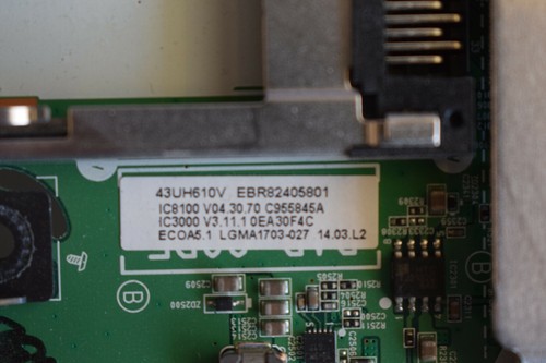 LG 43UH603V-ZE Main AV PCB EAX66943504(1.0) EBR82405801 73EBT000-032H LJ6 - Picture 7 of 11
