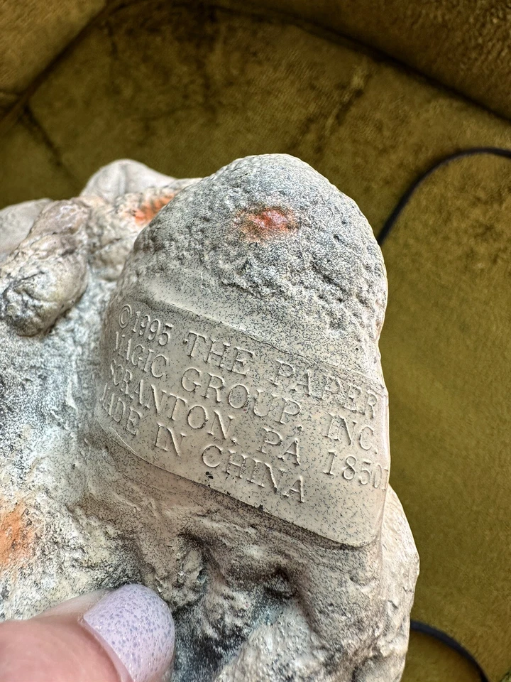 Vintage 1995 Paper Magic Mask Man With Skull Eyes Black Hood Halloween - Image 3 of 4