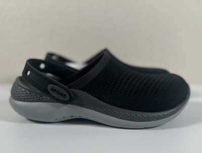 Crocs Adults' LiteRide 360 Clogs - Black/Gray #206708-0DD