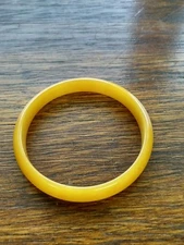 Vintage Butterscotch Bakelite Simichrome tested Bangle bracelet