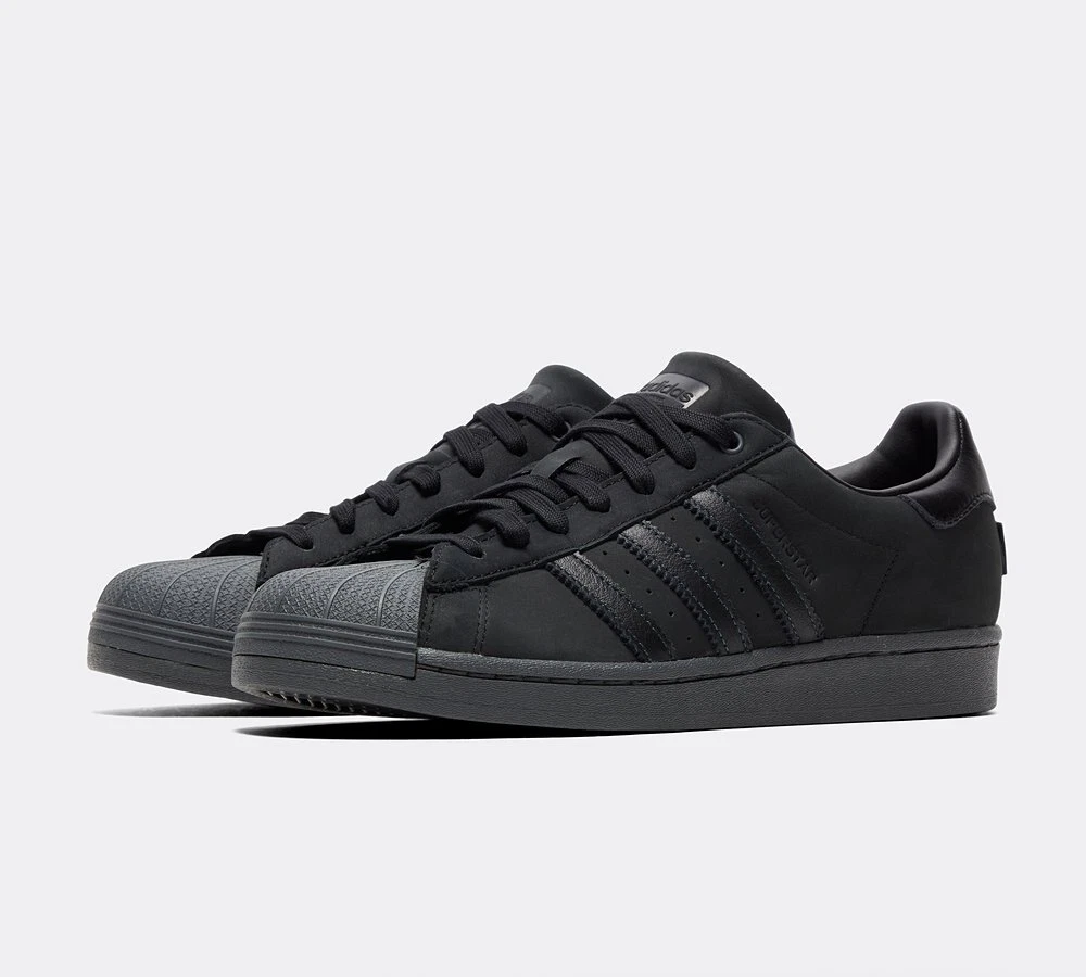 Adidas superstar clearance black and grey
