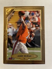 1997 Topps Gallery Football Card #75 John Elway