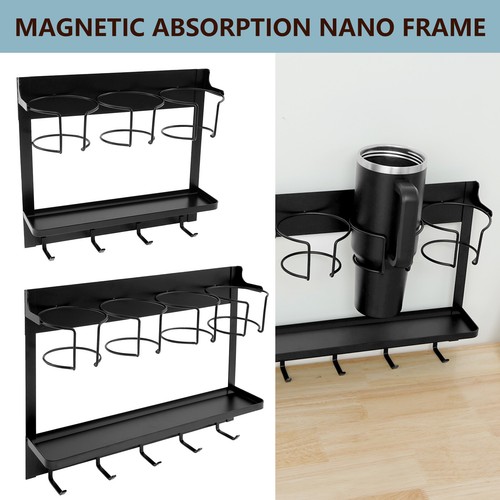 Tumbler Wall Organizer Water Bottle Wall Organizer Absorption Cup Wall ☣ - Picture 5 of 22