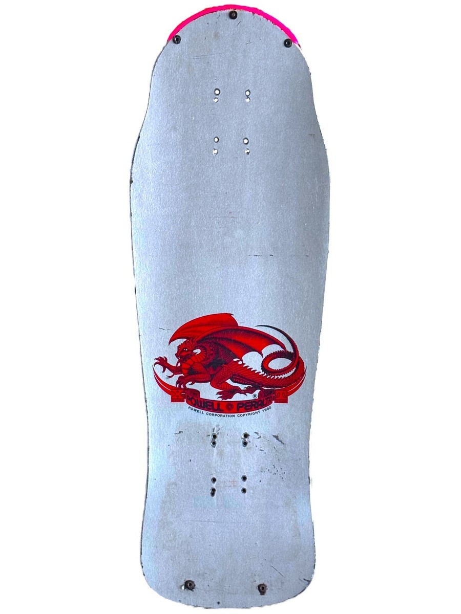 Vintage 1980's Powell Peralta Tony Hawk Skateboard Deck Bird Skull