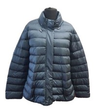 Cl20# Persona By Marina Rinaldi Pace Padded Jacket Green Teal Size Uk 26