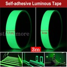 Luminous Tape Fluorescent Glow in Dark Wall Decorative Self Adhesive Sticker