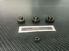 Mod .8 1/8" Steel Pinion Gear Set 32P 3.175mm 17T 19T 21T For 32 Pitch RC Spur