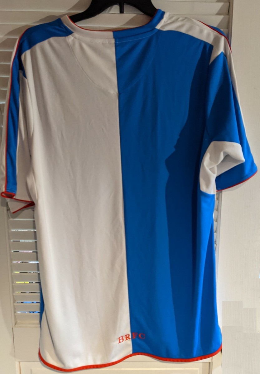 BLACKBURN ROVERS SHIRT ORIGINAL 2004-2005 HOME KIT LONSDALE