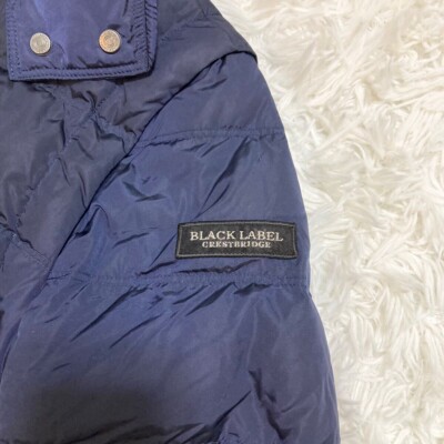 BLACK LABEL CRESTBRIDGE Down Jacket Vest 4way Removable Hood CB