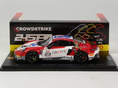 Spark 1/43 – Porsche 911 GT3 R – Spa 2023 – Résine – Modèle SB725 – Neuf Sous Blister