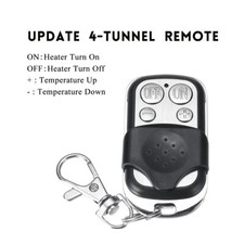 4 Button Remote Control Fit For 12/24V Air Diesel Heater LCD Monitor Silver New