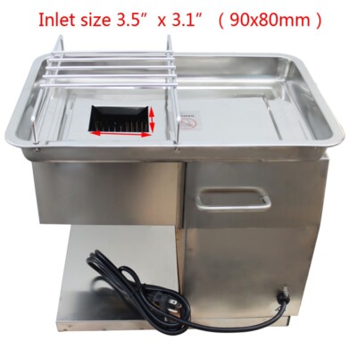 QX Meat Cutting Machine with 3mm & 6mm blade Electirc Meat Cutter Shred Machine