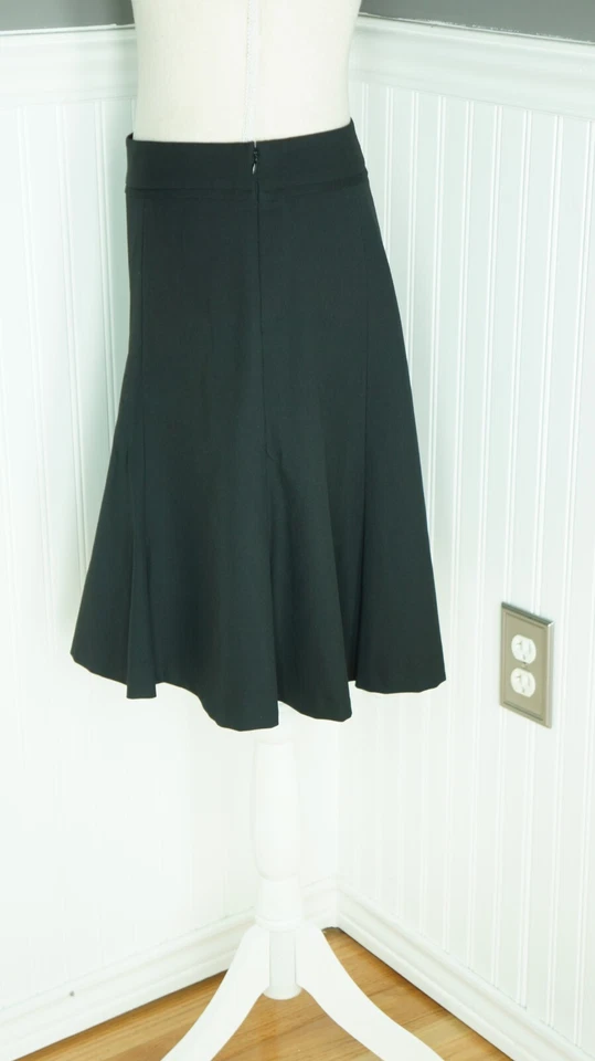 The Limited Black Collection Flare Skirt Size 2 Black Lined 28" Waist 21" Length - Изображение 4 из 4