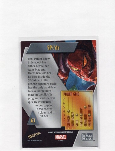 Pack Fresh MINT! MARVEL METAL SPIDERMAN BASE CARDS 2021-2022 #1-100 FINISH SET! - Picture 65 of 97