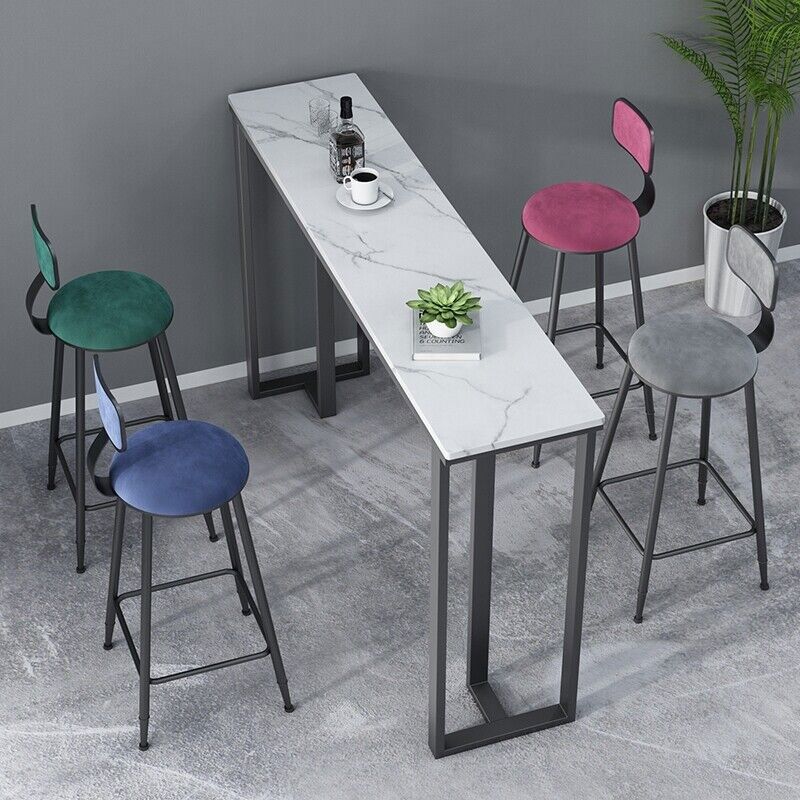 Home Console Table Marble Side Table Long Bar Table Porch Accent